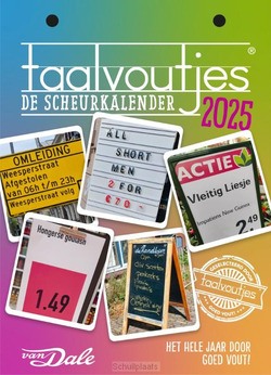 TAALVOUTJES - DE SCHEURKALENDER 2025 - BOGLE, VELLAH - 9789460776632